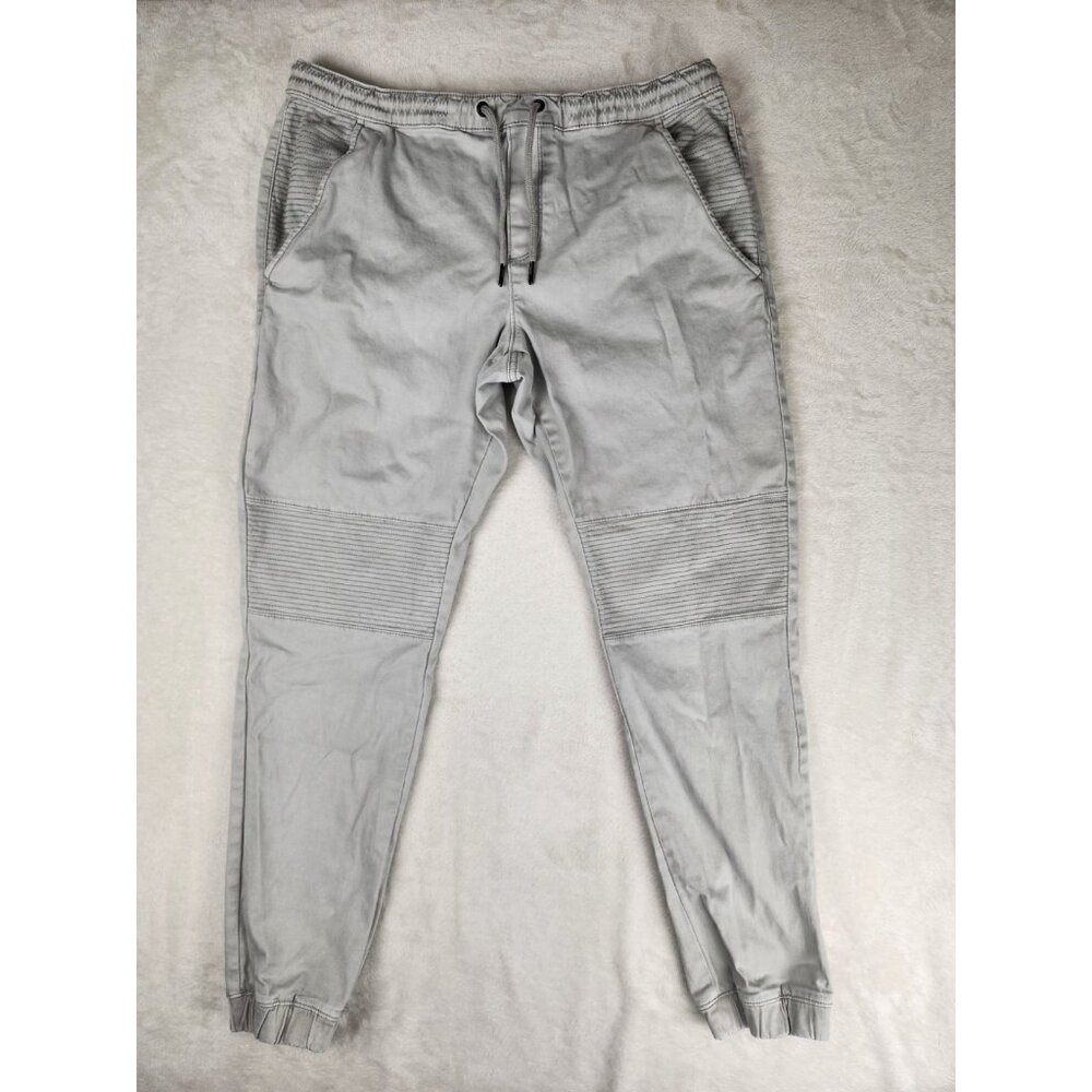 David Bitton Buffalo Cargo Bike‎ Jogger Mens 36 Gray Max-x Super Skinny Stretch